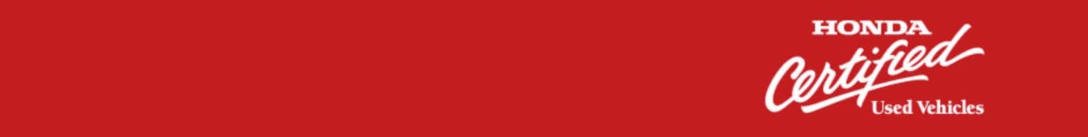 Honda certified used vehicles