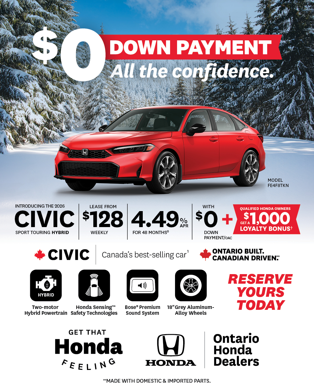 2026 Honda Civic Hybrid