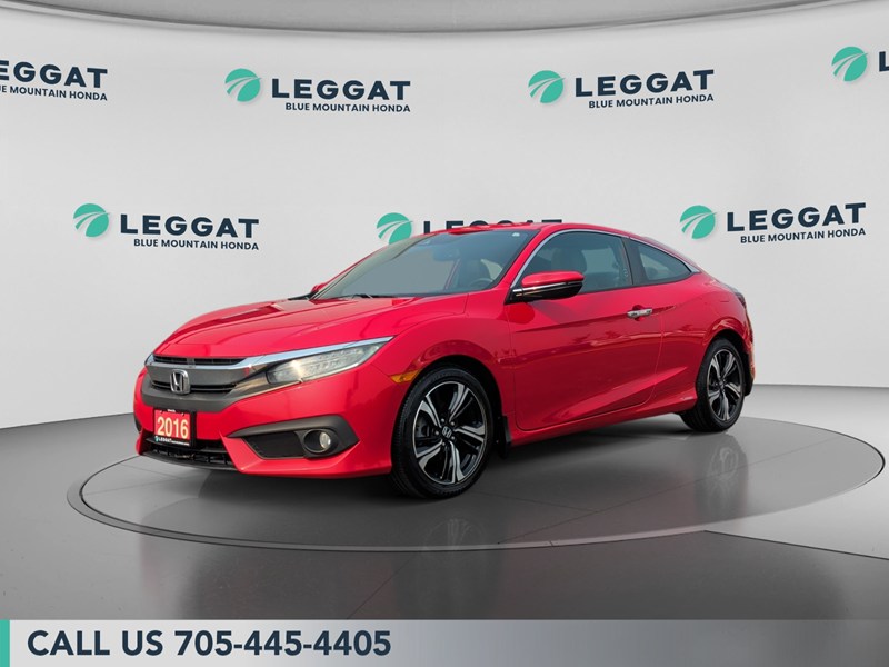 2016 Honda Civic Coupe 2dr CVT Touring|Rare Find|Great KM