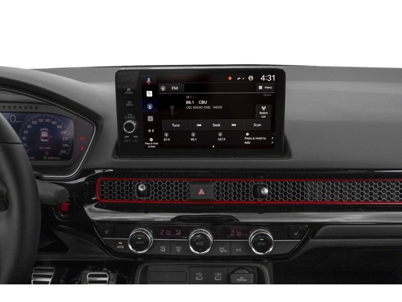 2026 Honda Civic Si Sedan Manual Interior Shot 2
