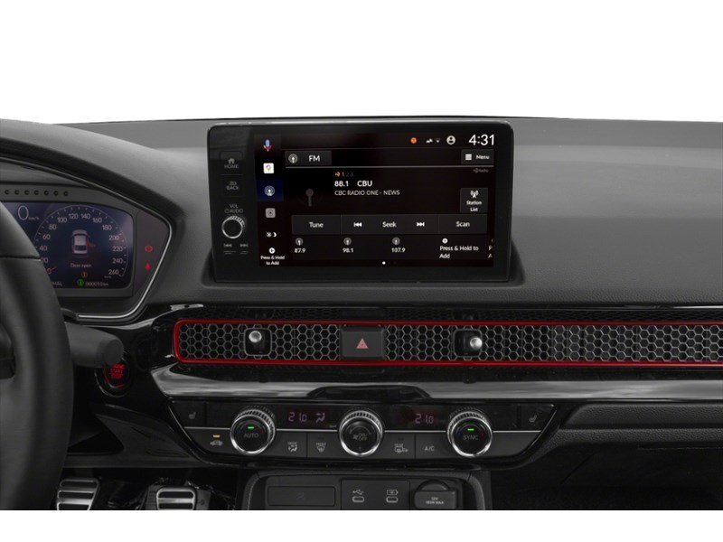 2026 Honda Civic Si Sedan Manual Interior Shot 2