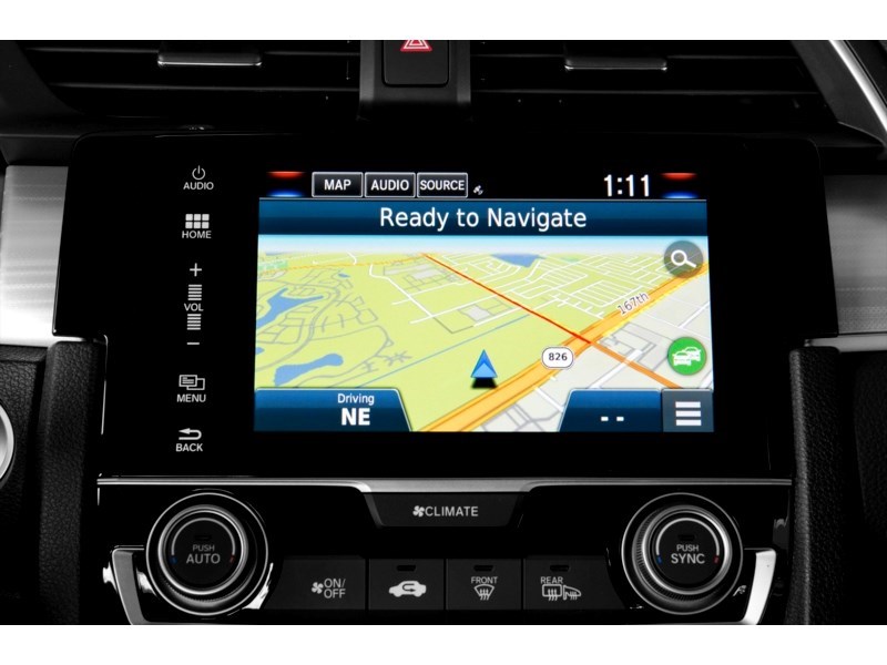 2017 Honda Civic 2dr CVT Touring Interior Shot 8