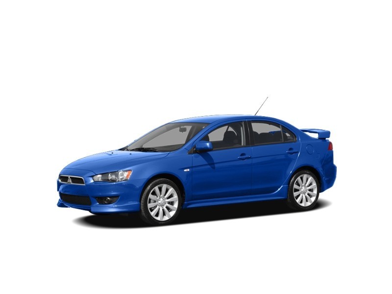 2009 Mitsubishi Lancer 4dr Sdn CVT SE Octane Blue Pearl  Shot 2