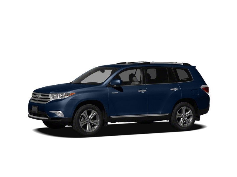2011 Toyota Highlander 4WD 4dr Nautical Blue Metallic  Shot 4