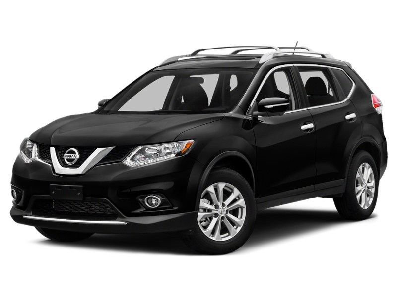 2015 Nissan Rogue AWD 4dr S Super Black  Shot 4