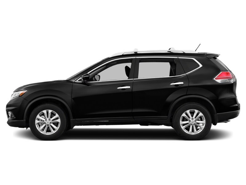 2015 Nissan Rogue AWD 4dr S Super Black  Shot 3