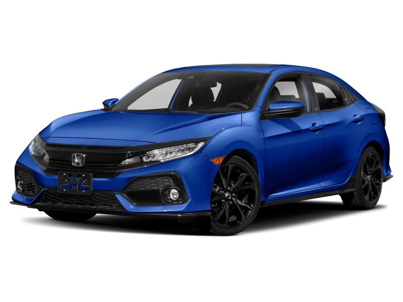 2018 Honda Civic Sport Touring Manual Aegean Blue Metallic  Shot 1