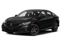 2021 Honda Civic Sedan Sport CVT Crystal Black Pearl  Shot 4