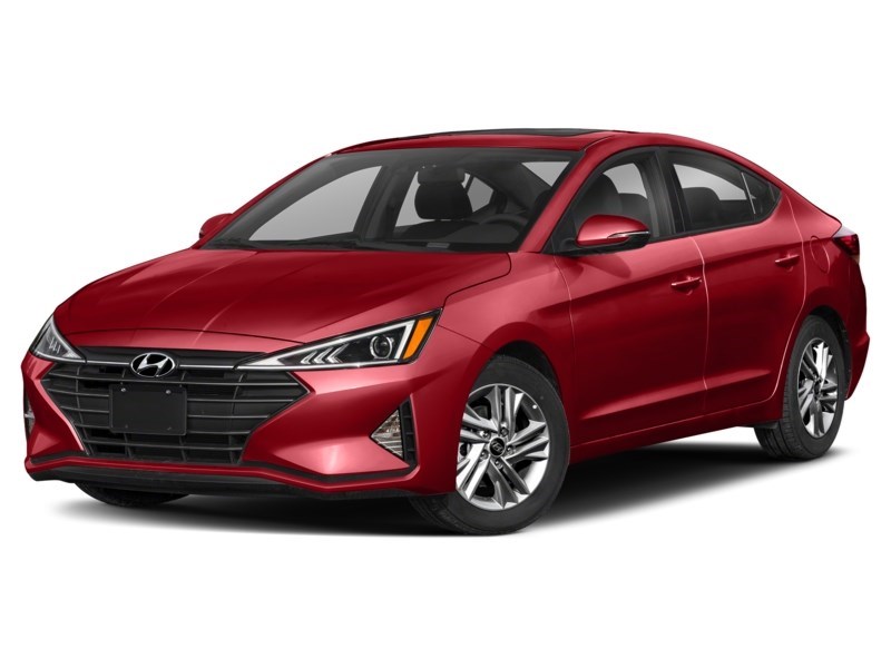 2020 Hyundai Elantra Preferred w/Sun & Safety Package IVT Fiery Red  Shot 1