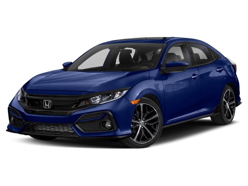 2020 Honda Civic Hatchback Sport CVT Aegean Blue Metallic  Shot 7