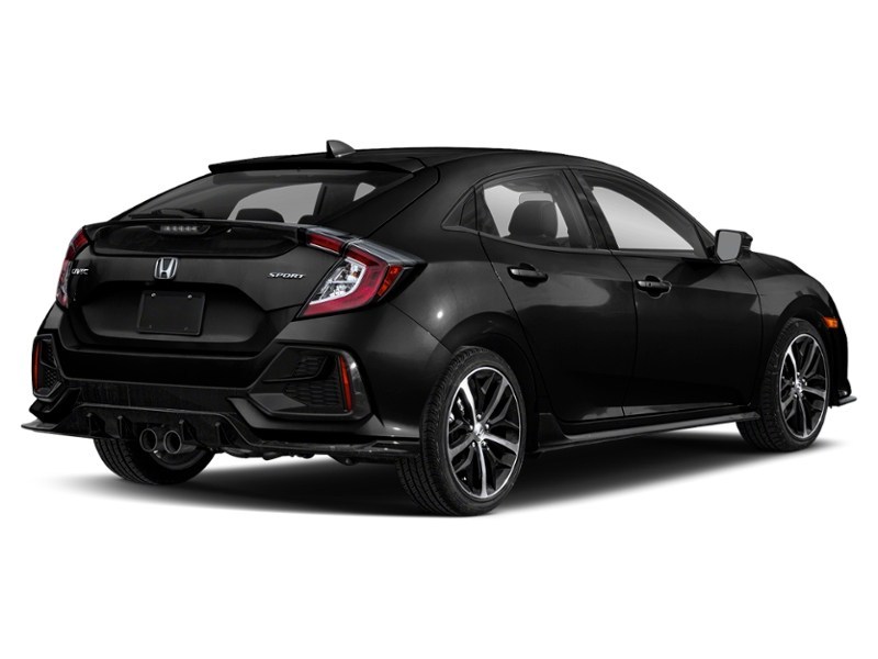 2020 Honda Civic Hatchback Sport CVT Crystal Black Pearl  Shot 18