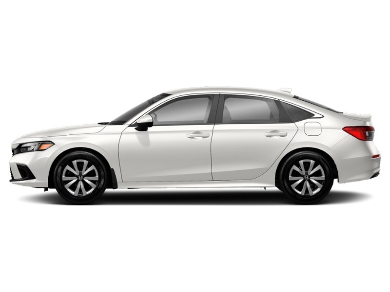 2022 Honda Civic Sedan LX CVT Platinum White Pearl  Shot 2