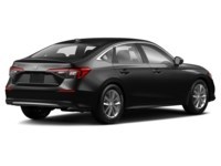 2022 Honda Civic EX CVT Crystal Black Pearl  Shot 2