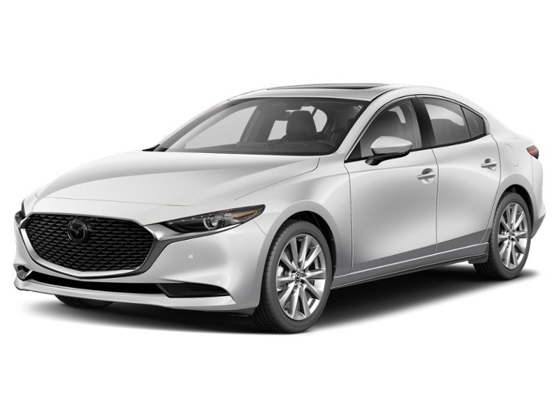 2026 Mazda Mazda3 GT i-ACTIV AWD Snowflake White Pearl  Shot 3