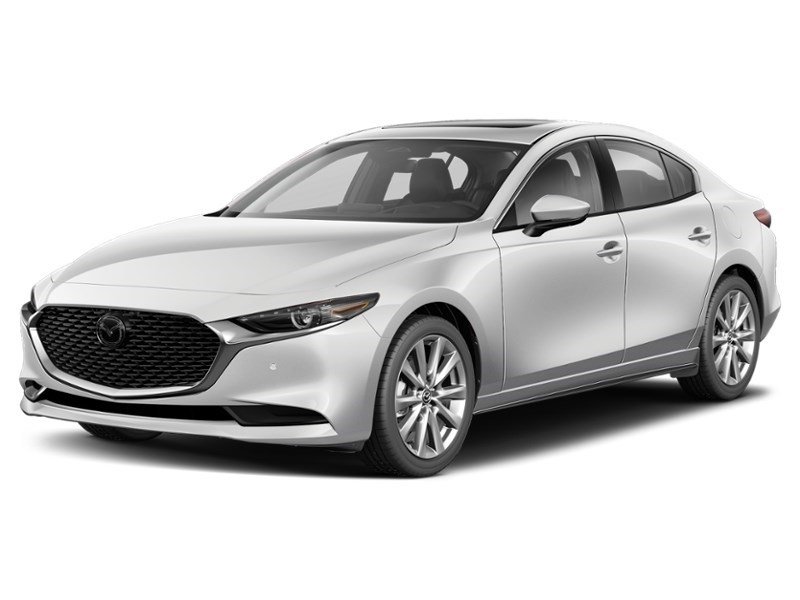 2026 Mazda Mazda3 GT i-ACTIV AWD Snowflake White Pearl  Shot 3