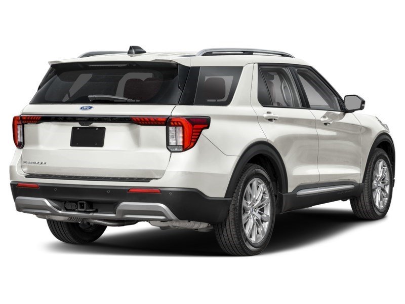 2026 Ford Explorer Platinum 4WD Star White Metallic Tri-Coat  Shot 2