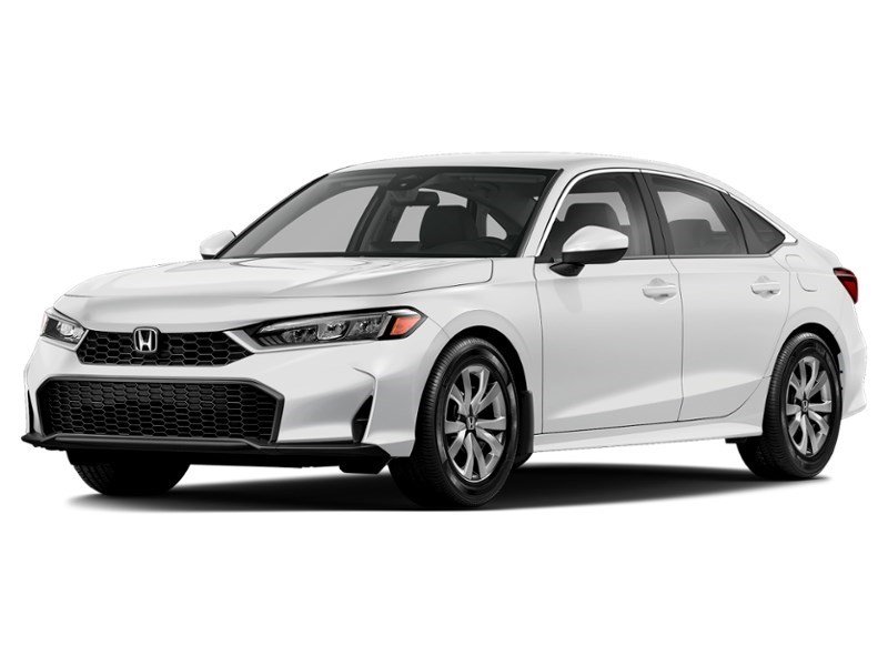 2026 Honda Civic Sedan LX CVT Platinum White Pearl  Shot 1