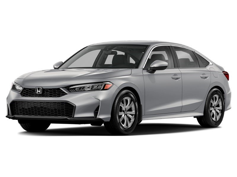 2026 Honda Civic Sedan LX CVT Solar Reflection Silver Metallic  Shot 1