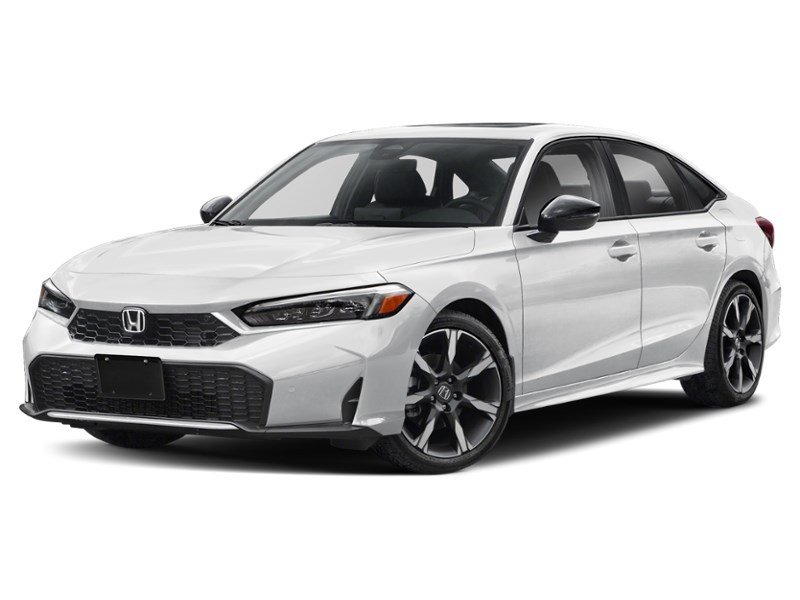2026 Honda Civic Sedan Hybrid Sport Touring eCVT Platinum White Pearl  Shot 1