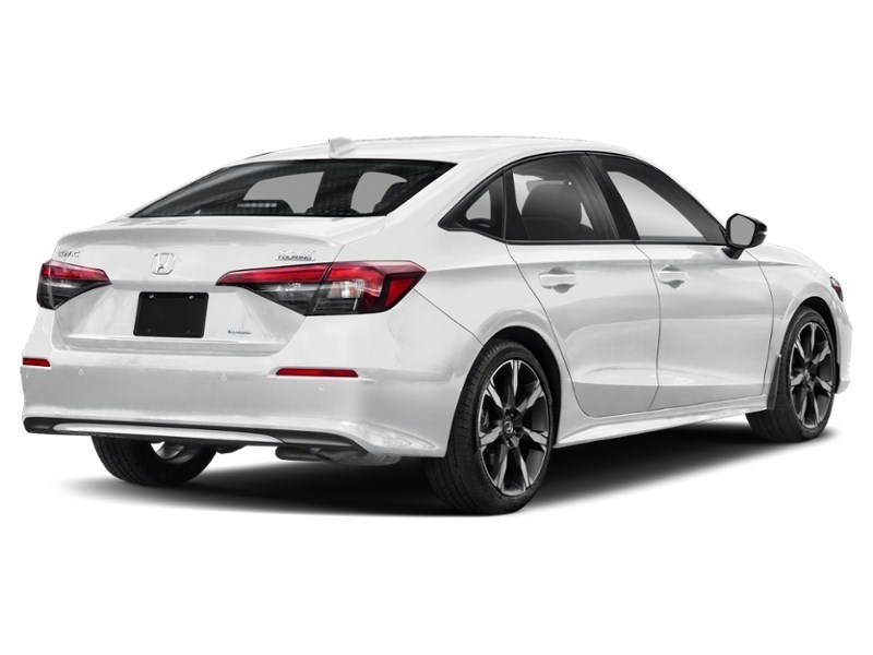 2026 Honda Civic Sedan Hybrid Sport Touring eCVT Platinum White Pearl  Shot 6