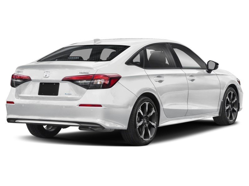 2026 Honda Civic Sedan Hybrid Sport Touring eCVT Platinum White Pearl  Shot 2