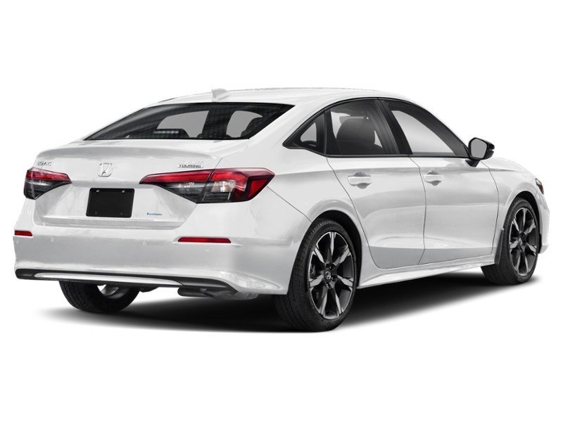 2026 Honda Civic Sedan Hybrid Sport Touring eCVT Platinum White Pearl  Shot 2