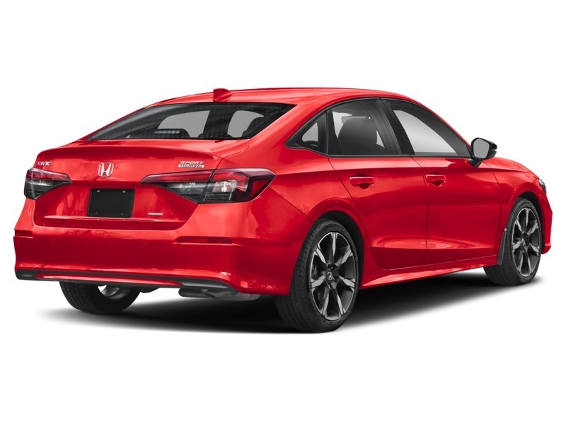 2026 Honda Civic Sedan Hybrid Sport Touring eCVT Rallye Red  Shot 6