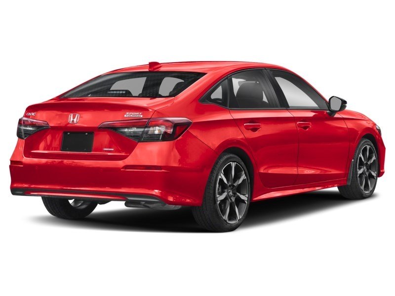 2026 Honda Civic Sedan Hybrid Sport Touring eCVT Rallye Red  Shot 6