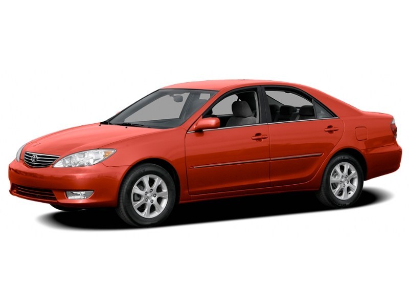 2006 Toyota Camry 4dr Sdn LE Auto Salsa Red Pearl  Shot 6