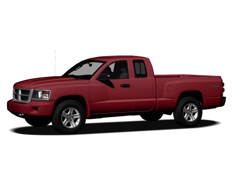 2008 Dodge Dakota 2WD Ext Cab SXT Inferno Red Crystal Pearlcoat  Shot 5