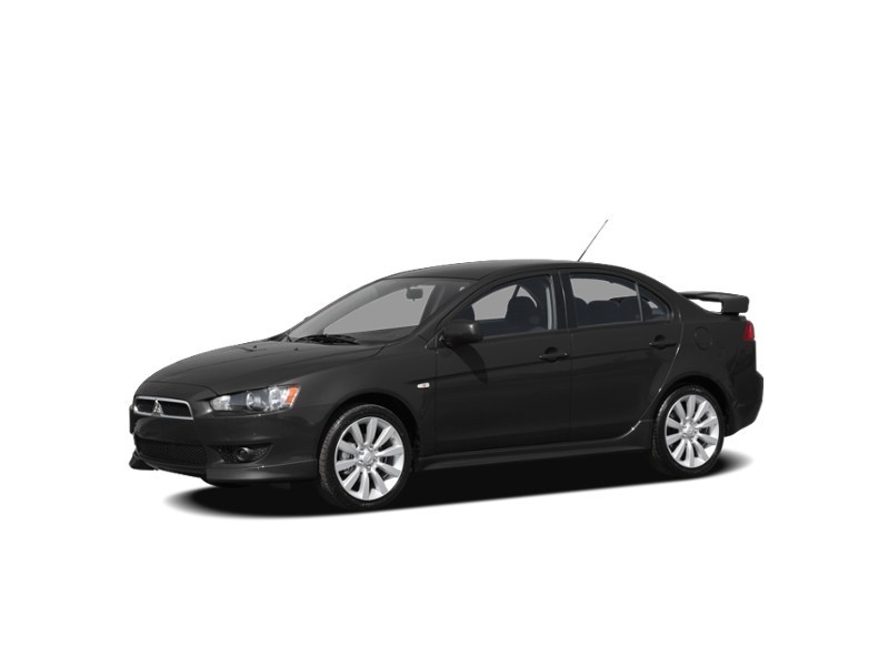 2010 Mitsubishi Lancer 4dr Sdn CVT DE Tarmac Black Pearl  Shot 5