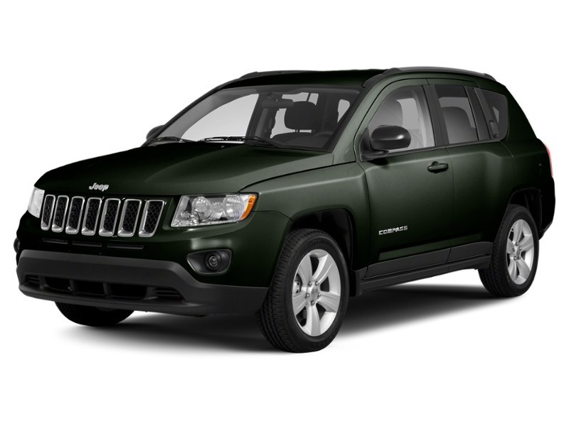 2013 Jeep Compass 4WD 4dr North Black Forest Green Pearlcoat  Shot 25