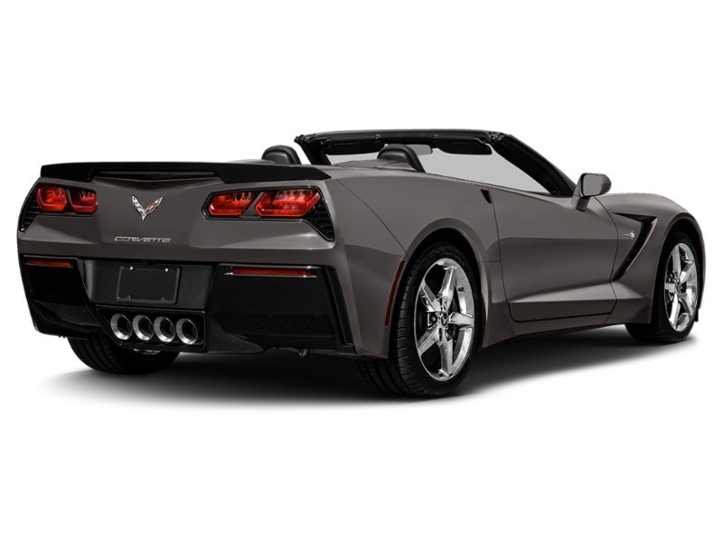 2015 Chevrolet Corvette 2dr Stingray Conv w/3LT Shark Grey Metallic  Shot 2