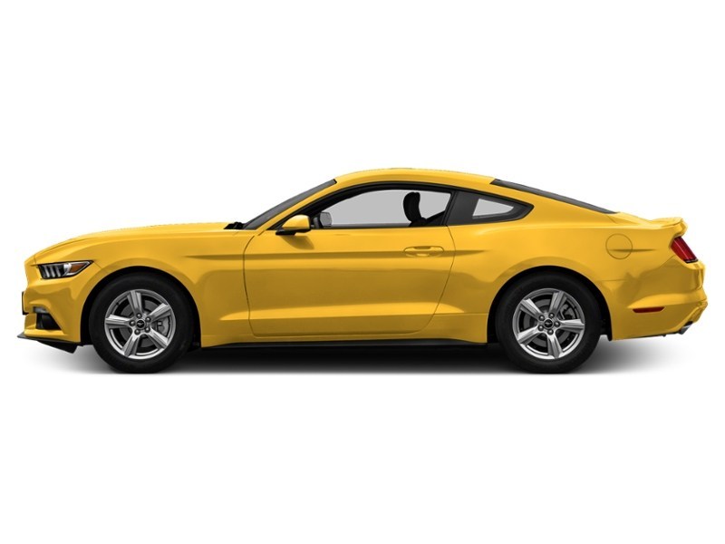 2017 Ford Mustang 2dr Fastback EcoBoost Triple Yellow Tri-Coat  Shot 3