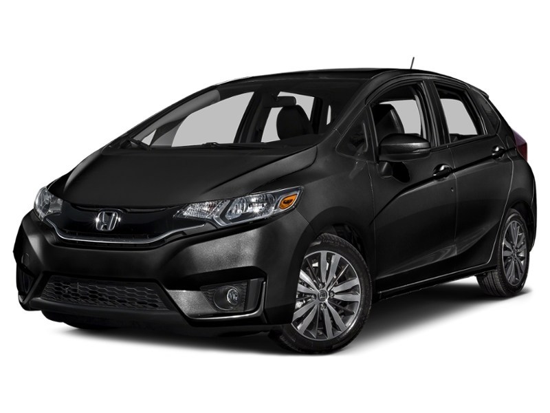 2015 Honda Fit 5dr HB CVT EX-L Navi Crystal Black Pearl  Shot 4