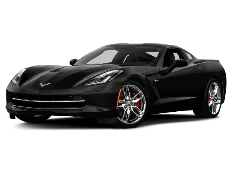 2015 Chevrolet Corvette 2dr Stingray Z51 Cpe w/3LT Black  Shot 4