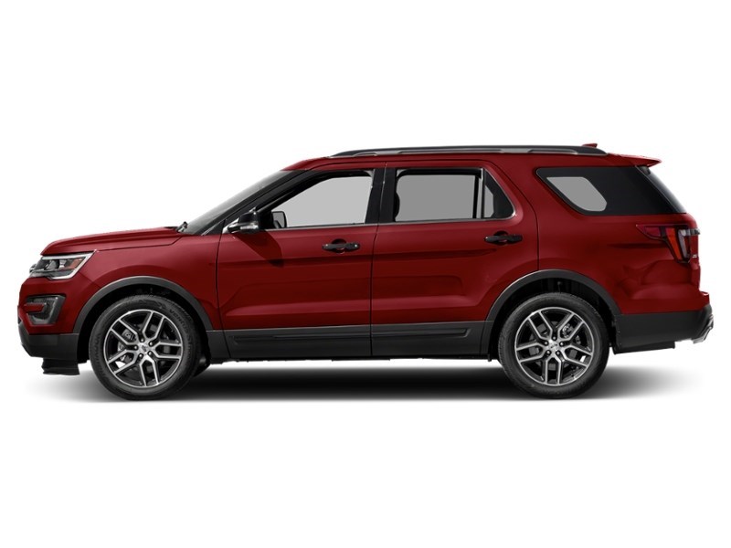 2017 Ford Explorer 4WD 4dr Sport Ruby Red Metallic Tinted Clearcoat  Shot 5