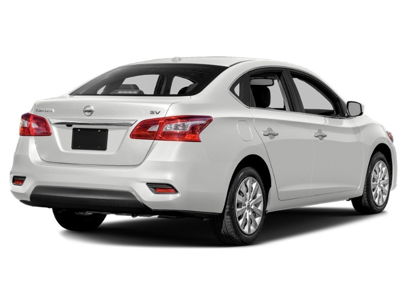 2018 Nissan Sentra SV CVT Aspen White Pearl  Shot 9