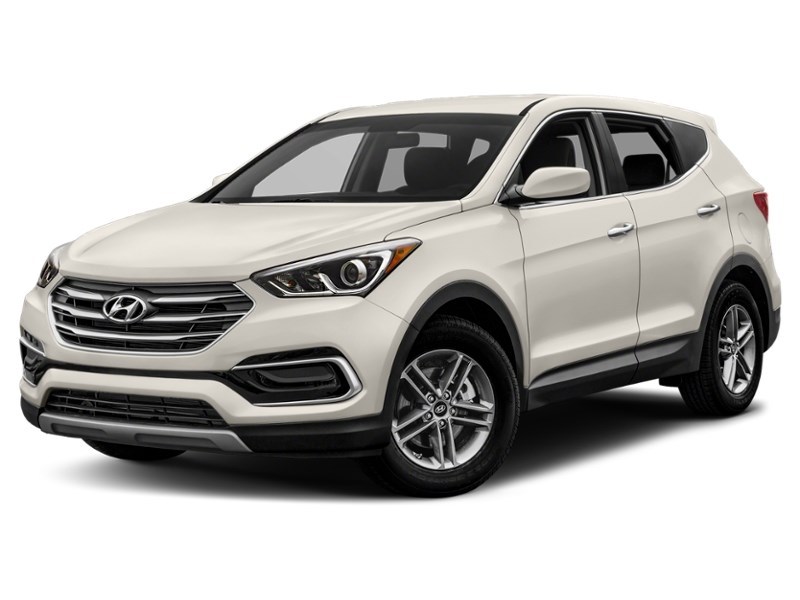 2018 Hyundai Santa Fe Sport 2.4L Premium AWD Frost White  Shot 4