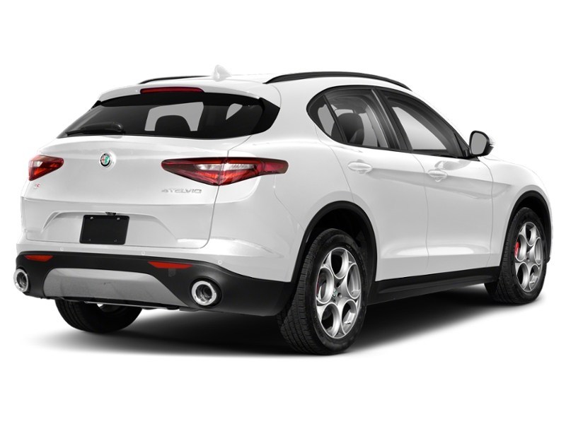 2018 Alfa Romeo Stelvio Ti Sport AWD Trofeo White Tri-Coat  Shot 56