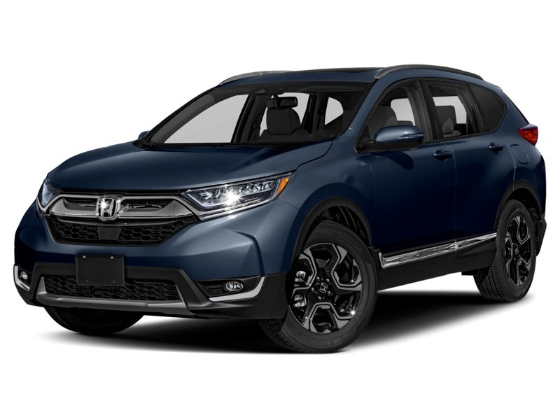 2018 Honda CR-V Touring AWD Obsidian Blue Pearl  Shot 4
