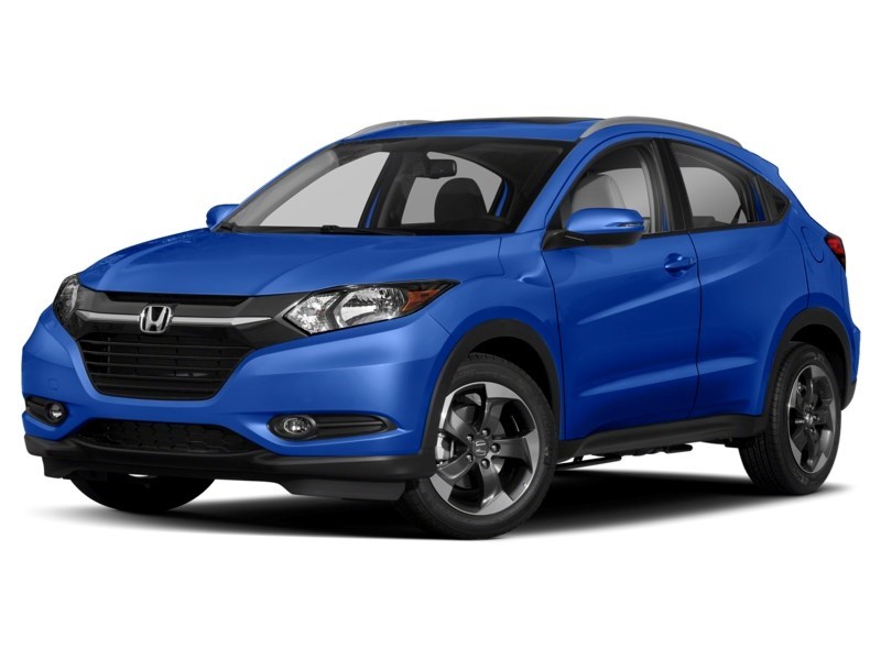 2018 Honda HR-V EX-L Navi AWD CVT Aegean Blue Metallic  Shot 1