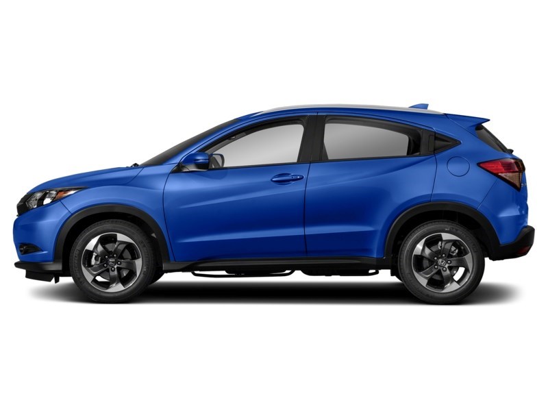 2018 Honda HR-V EX-L Navi AWD CVT Aegean Blue Metallic  Shot 3
