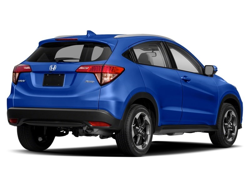 2018 Honda HR-V EX-L Navi AWD CVT Aegean Blue Metallic  Shot 2