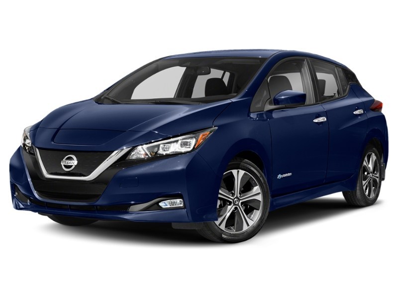 2018 Nissan LEAF SL Hatchback Deep Blue Pearl  Shot 4