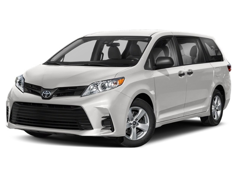 2019 Toyota Sienna LE 8-Passenger FWD Super White  Shot 4