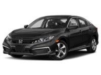 2020 Honda Civic Sedan LX CVT Crystal Black Pearl  Shot 8