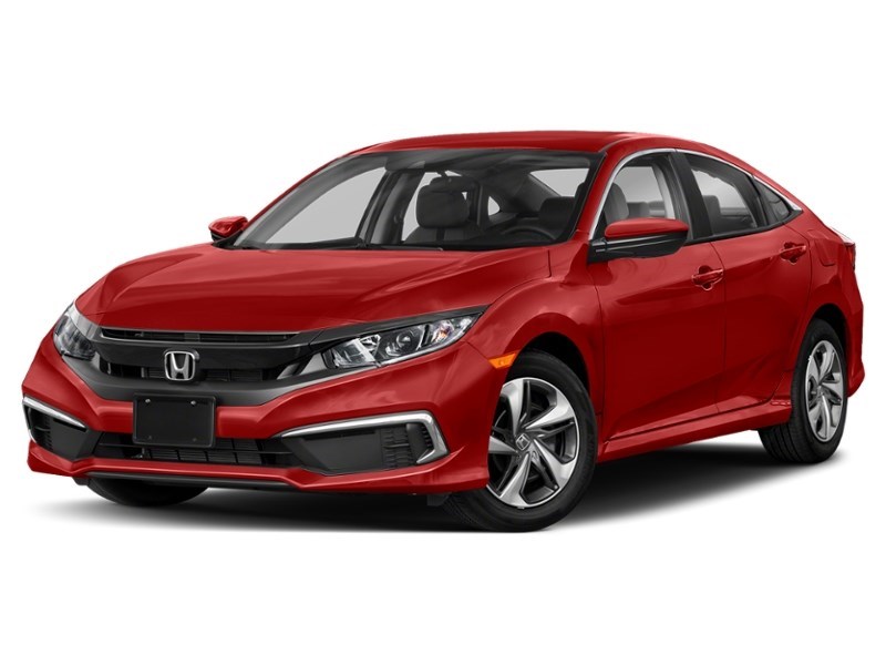 2020 Honda Civic Sedan LX CVT Rallye Red  Shot 26