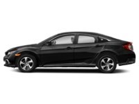 2020 Honda Civic Sedan LX CVT Crystal Black Pearl  Shot 12