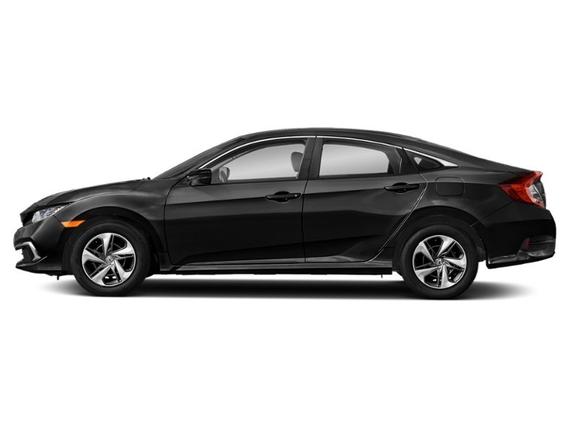 2020 Honda Civic Sedan LX CVT Crystal Black Pearl  Shot 10